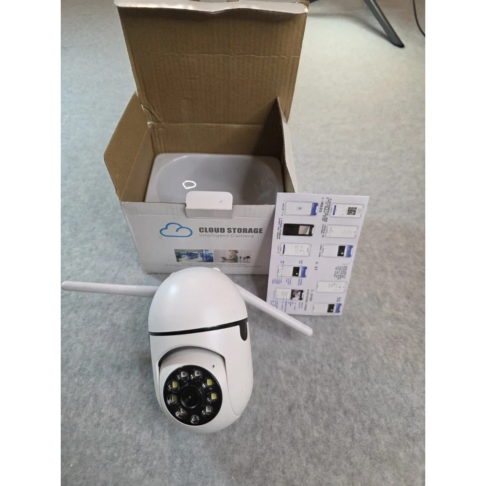 New, Cloud Storage Intelligent Camera, Security, Surveillance, High Reso, White